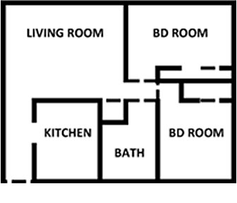 Single Level - 2 Bedrooms